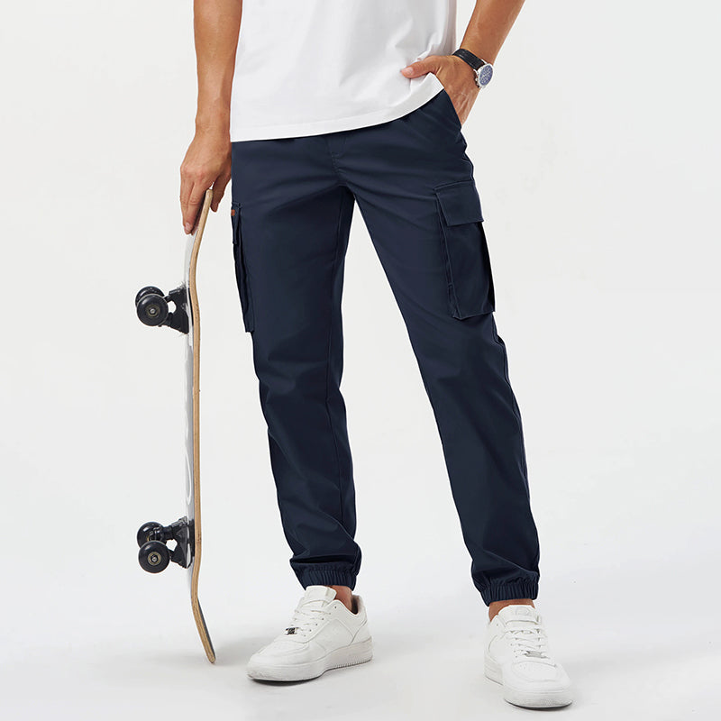 Roberto Russo Water-Repellent Hiking Cargo Pants Ash & Harbor