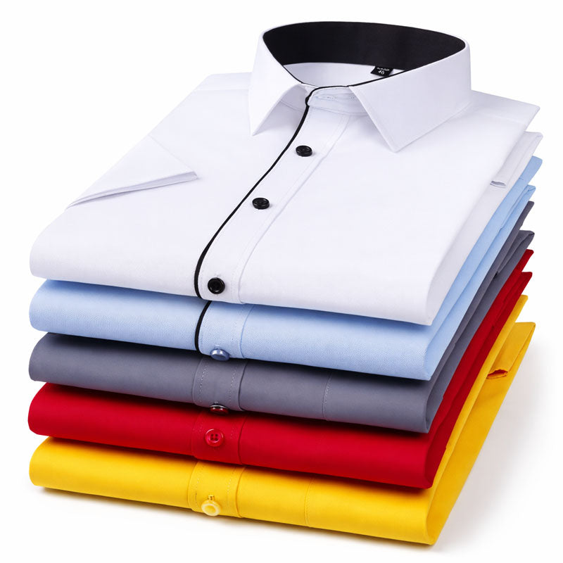 Roberto Russo Formal Short Sleeve Shirt Ash & Harbor