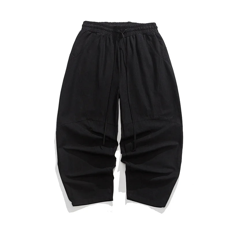 Roberto Russo Loose-Fit Cotton Harem Pants Ash & Harbor