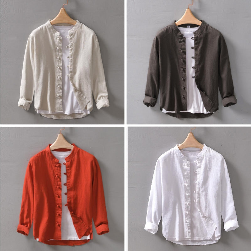 Roberto Russo Pinerolo Loose Shirt Ash & Harbor