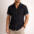 Roberto Russo Printed Short Sleeve Shirt Ash & Harbor