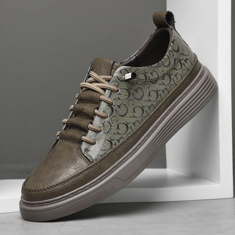 Street Craft Leather Sneakers Ash & Harbor