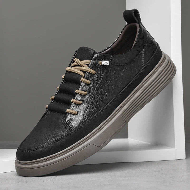 Street Craft Leather Sneakers Ash & Harbor