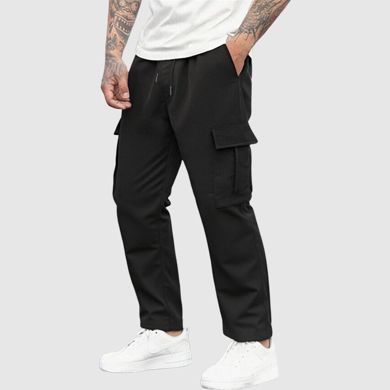 Theodore Willow Bluefield Cargo Trousers Ash & Harbor