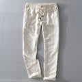 Theodore Willow Casual Linen Pants Ash & Harbor