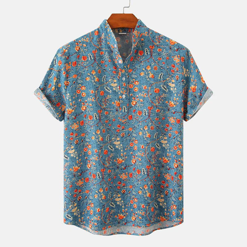 Theodore Willow Coastal Bliss Shirt Ash & Harbor