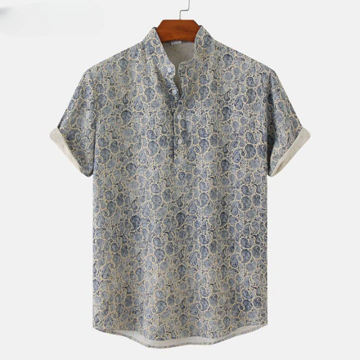 Theodore Willow Coastal Bliss Shirt Ash & Harbor