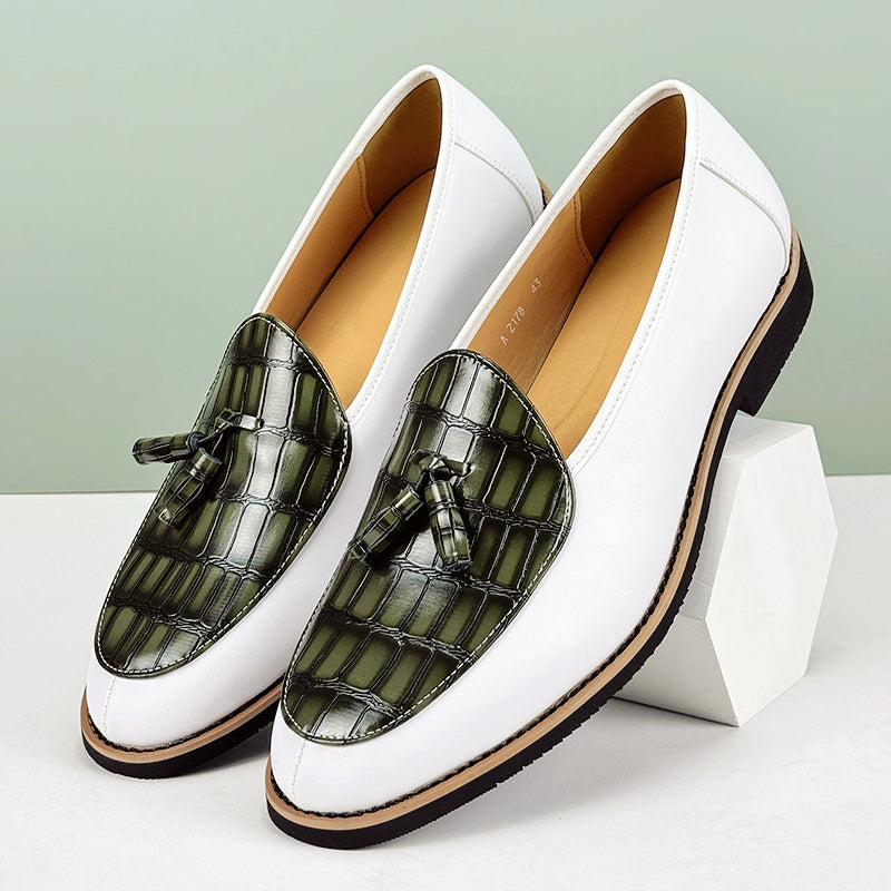 Theodore Willow Elegant Tassel Loafers Ash & Harbor