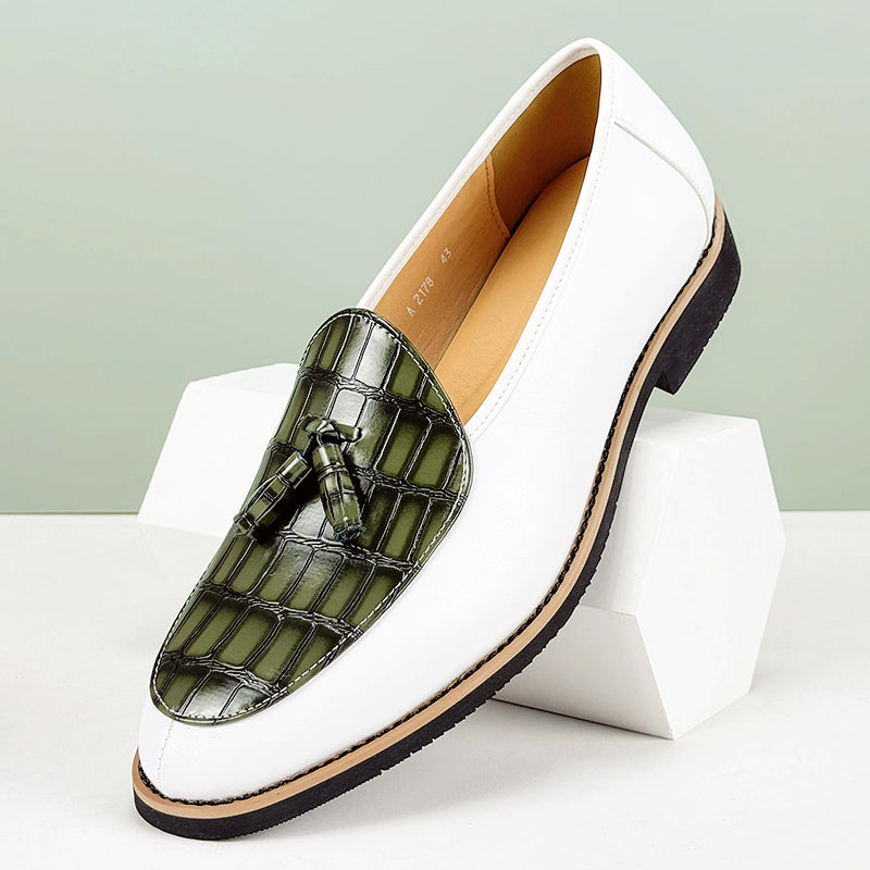 Theodore Willow Elegant Tassel Loafers Ash & Harbor