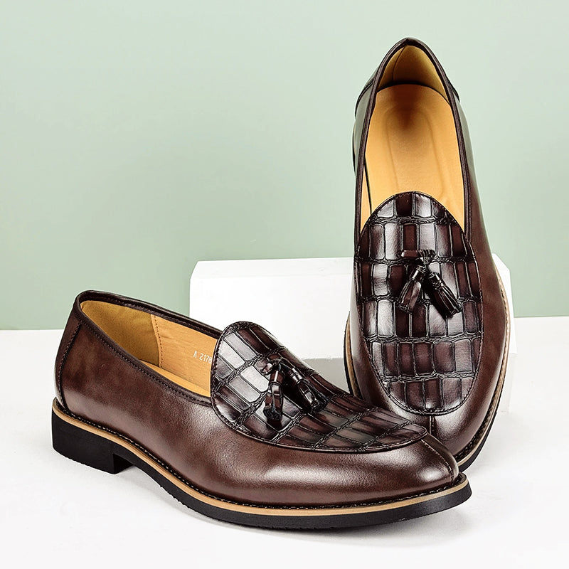 Theodore Willow Elegant Tassel Loafers Ash & Harbor