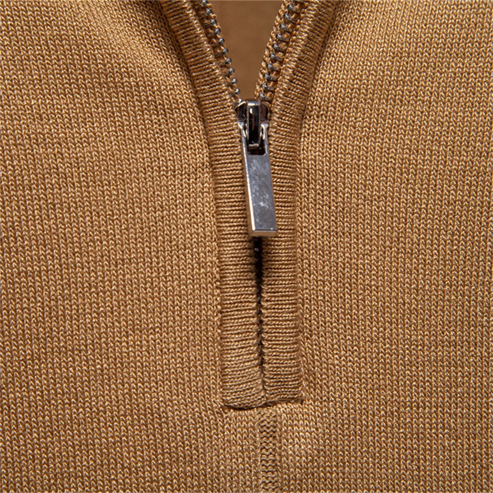 Theodore Willow MetroZip Polo Shirt Ash & Harbor