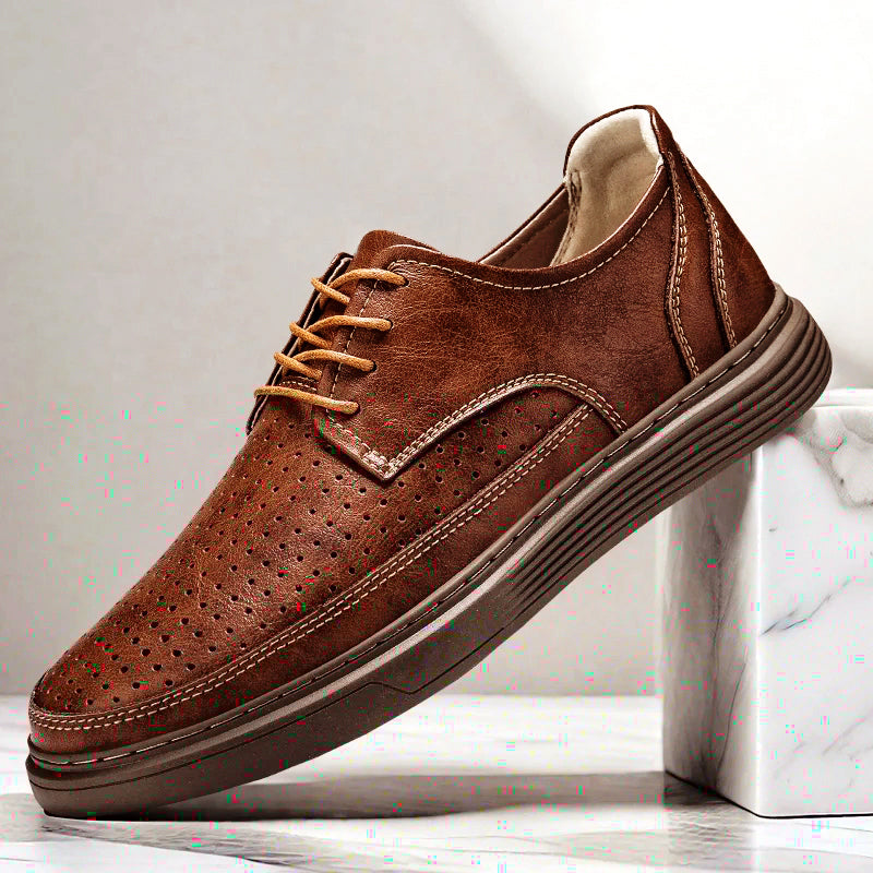 Theodore Willow Oxford Leather Shoes Ash & Harbor