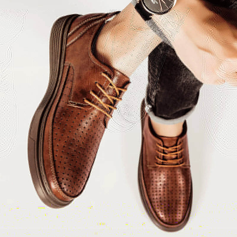 Theodore Willow Oxford Leather Shoes Ash & Harbor