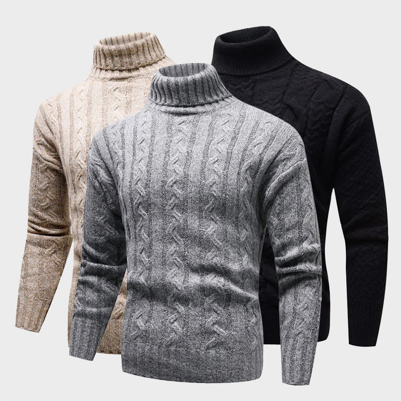 Theodore Willow Seattle Turtleneck Sweater Ash & Harbor