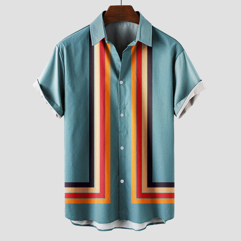 Theodore Willow Summertime Retro Shirt Ash & Harbor