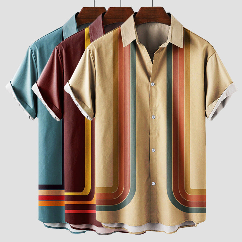 Theodore Willow Summertime Retro Shirt Ash & Harbor