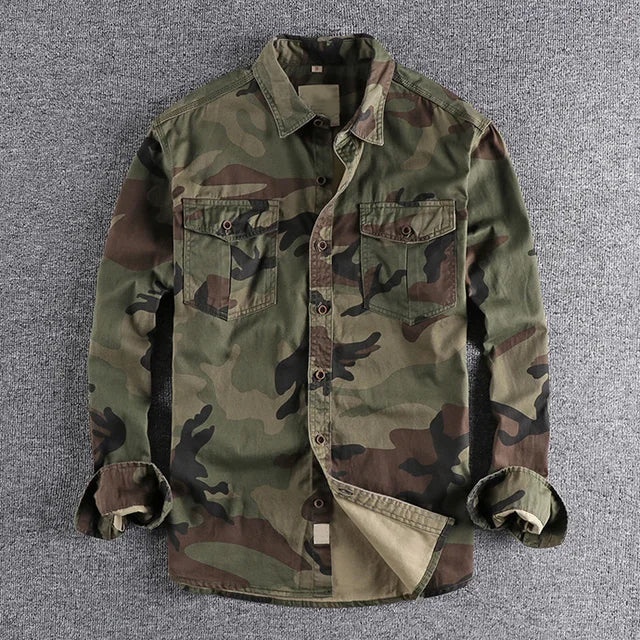 Theodore Willow Urban Camo Shirt Ash & Harbor