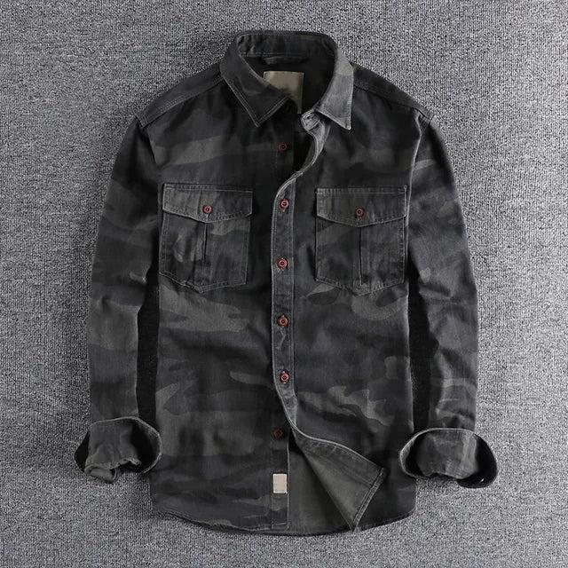 Theodore Willow Urban Camo Shirt Ash & Harbor