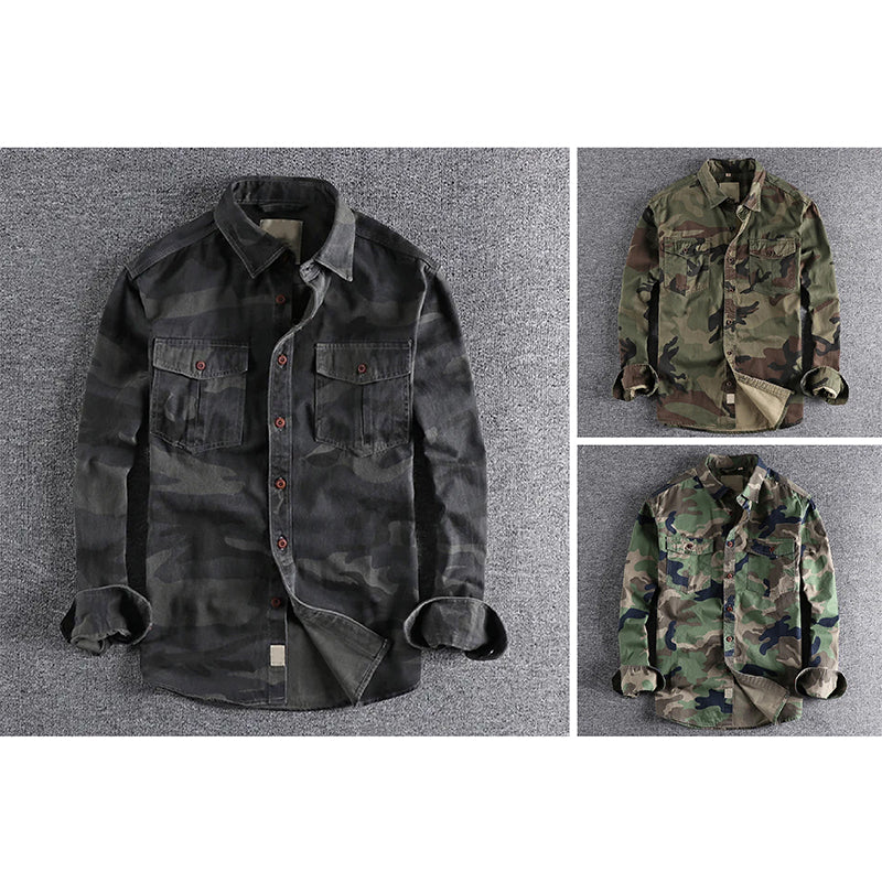 Theodore Willow Urban Camo Shirt Ash & Harbor