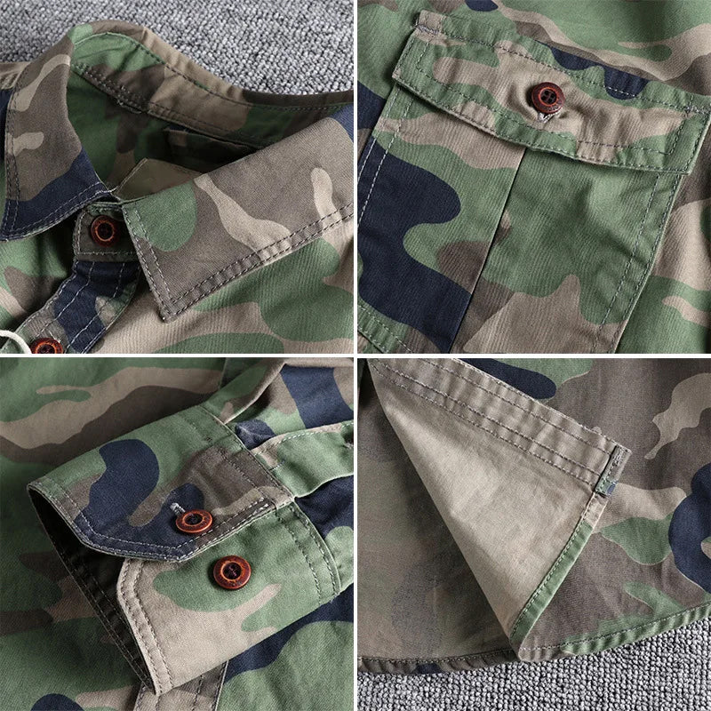 Theodore Willow Urban Camo Shirt Ash & Harbor