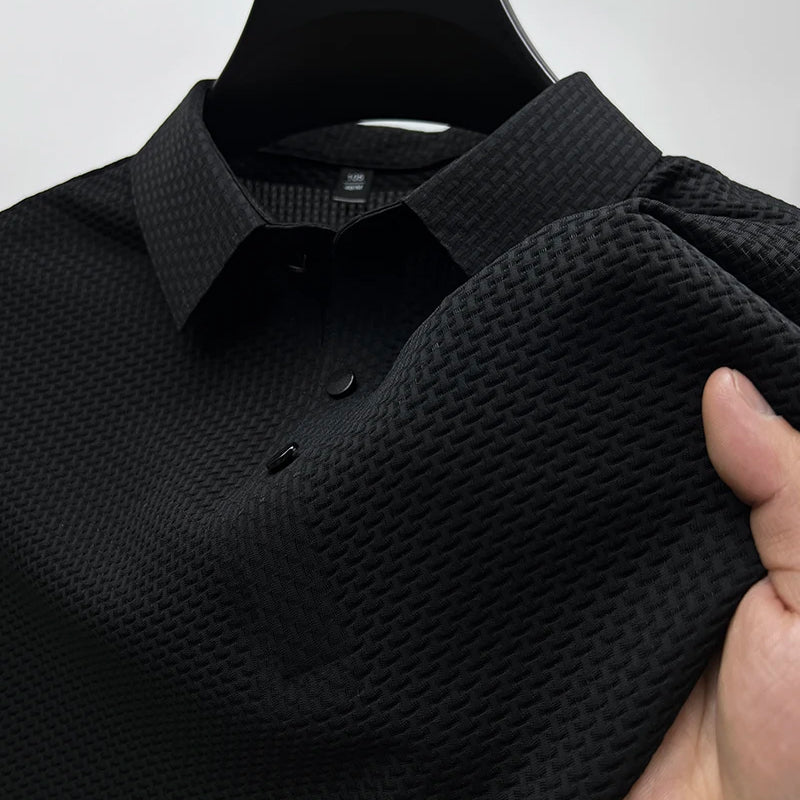 Theodore Willow Venice Polo Shirt Ash & Harbor