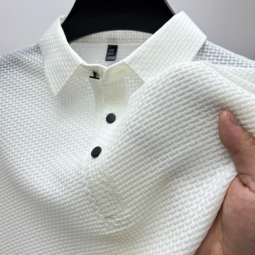 Theodore Willow Venice Polo Shirt Ash & Harbor